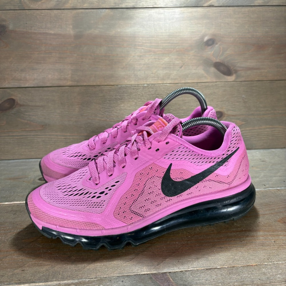 Nike Air Max Womens size 7.5 shoes Pink Mesh Lace Up Running sneakers
